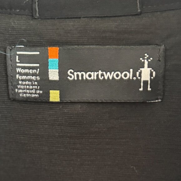 Smartwool Black Quilted Insulated Vest with Merino Lining — Size L - Picture 3 of 9